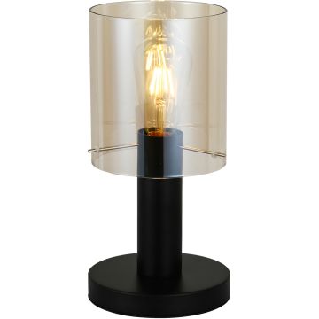 Italux SARDO TB-5581-1-BK+AMB Tafellamp 1x40W/E27 IP20
