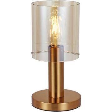 Italux SARDO TB-5581-1-BRO+AMB Tafellamp 1x40W/E27 IP20