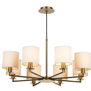 Dar Lighting TYLER TYL0863 Kroonluchter 8x40W/E14