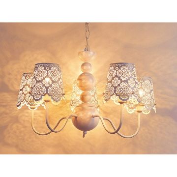Italux ARIANNA V2473B-5 WH Kroonluchter 5x40W/E14