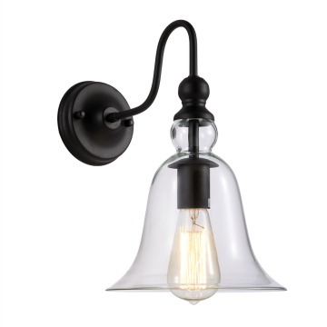 Cosmolight PARIS W01796BK Wandlamp 1x40W/E27