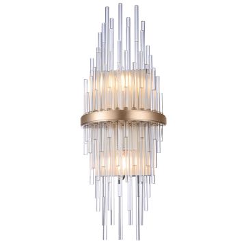 Cosmolight REYKJAVIK W02073CP Wandlamp 2x60W/E14
