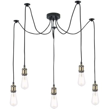 Dar Lighting WACO WAC0575 Hanglamp 5x60W/E27