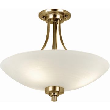 Endon WELLES WELLES-3AB Plafondlamp 3x60W/E27 IP20