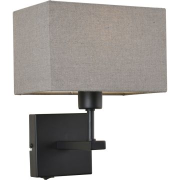 Italux NORTE WL-1122-1-A-BM-RC-GR Wandlamp 1x60W/E27 IP20
