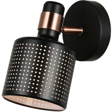 Italux RESTENZA WL-2439-1-BK Wandlamp 1x40W/E27 IP20