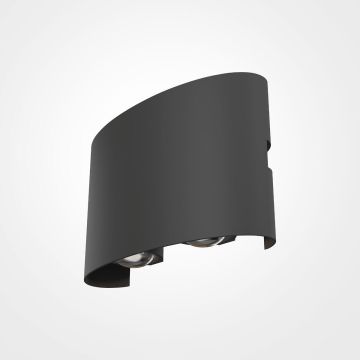 Maytoni STRATO O417WL-L4GR3K Wandlamp 2x4W/LED 3000K 400LM IP54