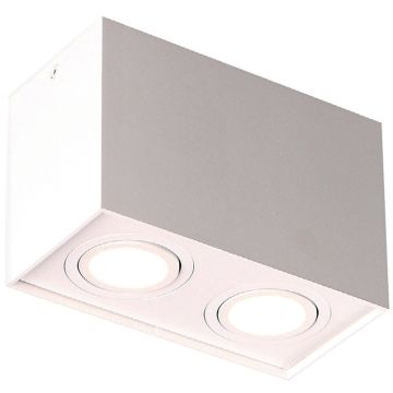 Maxlight BASIC SQUARE C0088 Opbouwspot 2x50w/gu10 ip20