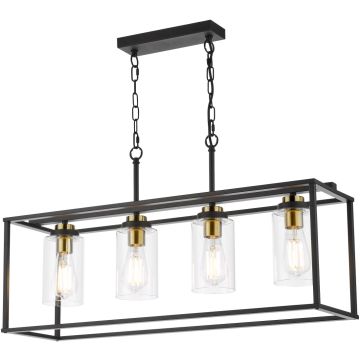 Dar Lighting Abel ABE8454 Hanglamp 4x40w/e27