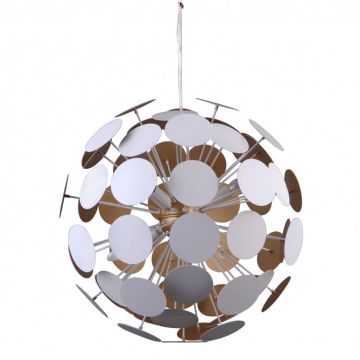 Italux MAILONE AD20180/6B WH+GD Hanglamp 6x40W/E14