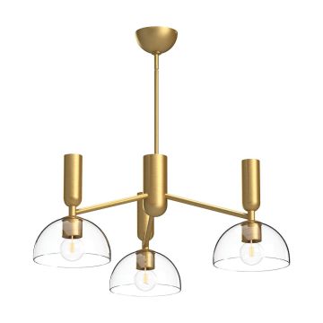 Elstead Lighting Jude ALM-JUDE3-GD-CL Kroonluchter 3x60W/E27 IP20