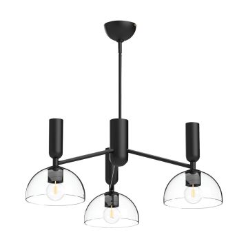 Elstead Lighting Jude ALM-JUDE3-MB-CL Kroonluchter 3x60W/E27 IP20