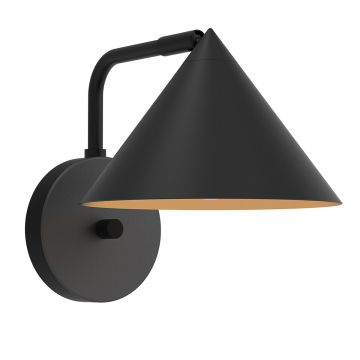 Elstead Lighting Remyck ALM-REMYCK-1WB-BK Wandlamp 1x60W/E27 IP20