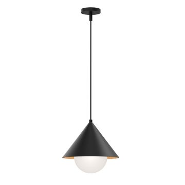 Elstead Lighting Remyck ALM-REMYCK-P-BK Hanglamp 1x60W/E27 IP20