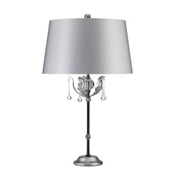 Elstead Lighting AMARILLI AML-TL-BLK-SIL Tafellamp 1x60W/E27