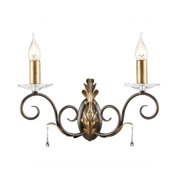 Elstead Lighting AMARILLI AML2-BRONZE Wandlamp 2x60W/E14