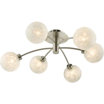 Dar Lighting Avari AVA6446 Plafondlamp 6x25w/g9