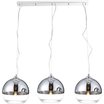 AZzardo SILVER BALL AZ4751 Hanglamp 3x40W/E27