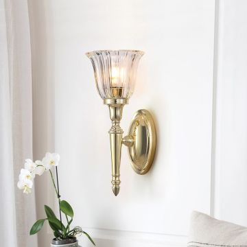 Elstead Lighting DRYDEN BATH-DRYDEN1-PB Wandlamp 1x40W/G9 IP44