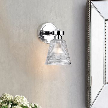 Elstead Lighting GUNNISLAKE BATH-GUNNIS1-PC Wandlamp 1x3,5W/G9 320LM IP44