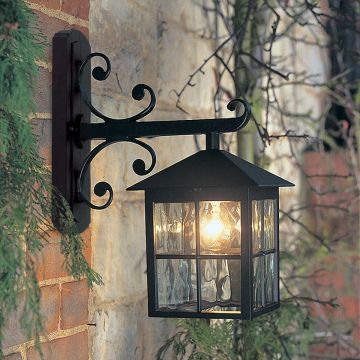 Elstead Lighting WINCHESTER BL19-BLACK Wandlamp 1x60W/E27 IP43