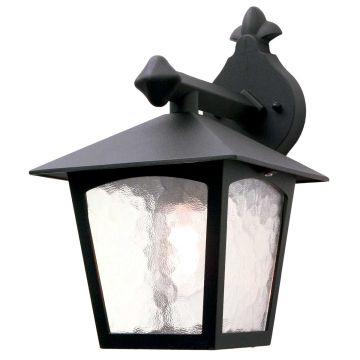 Elstead Lighting YORK BL2-BLACK Wandlamp 1x60W/E27 IP43