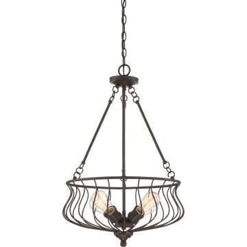 Quoizel BARONESS QZS-BNS2818WT Hanglamp 4x60W/E27