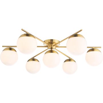 Dar Lighting Bombazine BOM5035 Plafondlamp 7x20w/g9