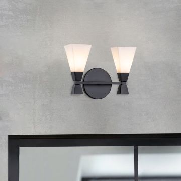 Elstead Lighting Bowtie BOWTIE-2-MB Wandlamp 2x3 W/G9 3000 K 600 lm ip44