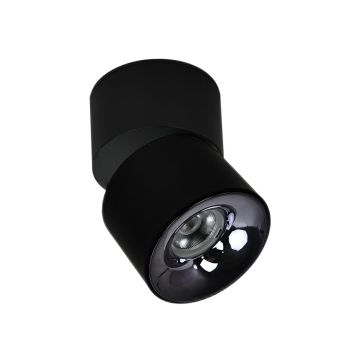 Light Prestige Brema LP-2626/1RM BK movable Opbouwspot 1x10W/LED 3000K|4000K|6000K 873lm IP20