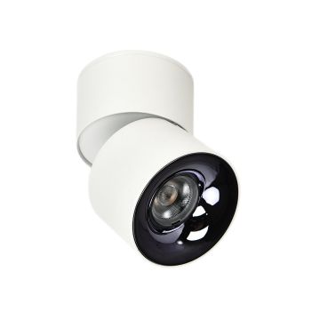 Light Prestige Brema LP-2626/1RM WH movable Opbouwspot 1x10W/LED 3000K|4000K|6000K 873lm IP20