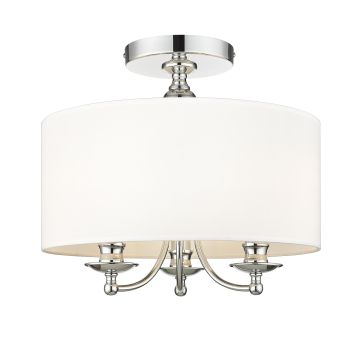 Cosmolight ABU DHABI C03466CH-WH Plafondlamp 3x40W/E14