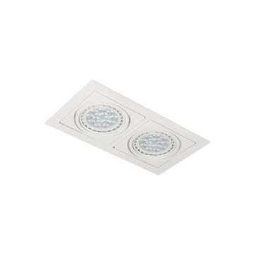 AZzardo VERDI 2 AZ3528 Inbouwspot 2x35W/GU10/ES111 IP20