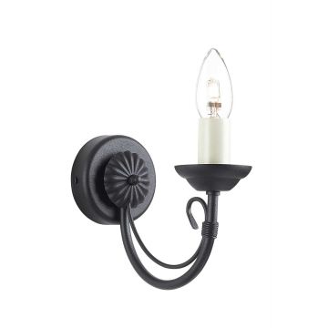 Elstead Lighting CHARTWELL CH1-BLACK Wandlamp 1x60W/E14