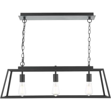Dar Lighting Claudia CLA0322 Hanglamp 3x60w/e27 ip20