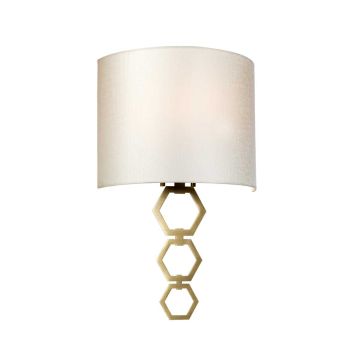 Elstead Lighting Clark CLARK-MEDIUM-AB Wandlamp 1x60W/E27