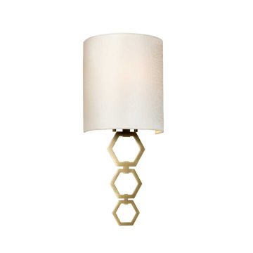 Elstead Lighting Clark CLARK-SMALL-AB Wandlamp 1x60W/E27