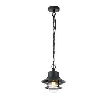 Elstead Lighting Copenhagen COPENHAGEN8-BK Hanglamp 1x60W/E27 IP44