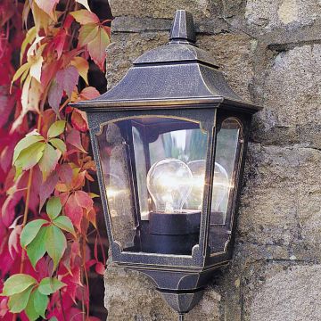 Elstead Lighting CHAPEL CP7-2-BLACK Wandlamp 1x60W/E27 IP44