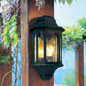 Elstead Lighting CHAPEL CP7-BLACK Wandlamp 1x60W/E27 IP44