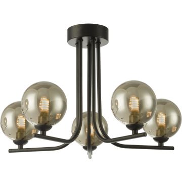 Dar Lighting Cradle CRA5422-01 Plafondlamp 5x25w/g9 ip20