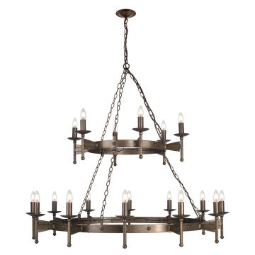 Elstead Lighting CROMWELL CW18-OLD-BRZ Kroonluchter 18x60W/E14