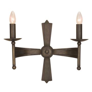 Elstead Lighting CROMWELL CW2-OLD-BRZ Wandlamp 2x60W/E14