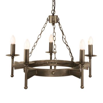 Elstead Lighting CROMWELL CW5-OLD-BRZ Kroonluchter 5x60W/E14