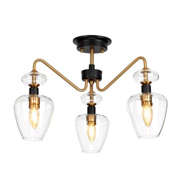 Elstead Lighting ARMAND DL-ARMAND-SF3-AB Plafondlamp 3x40W/E14