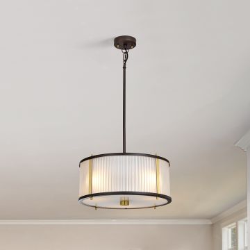 Elstead Lighting CORONA DL-CORONA-3P-BAB Hanglamp 3x60W/E27