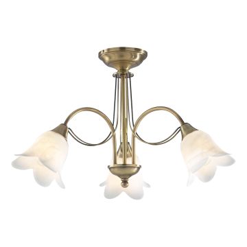 Dar Lighting DOUBLET DOU0375 Kroonluchter 3x40W/E14 IP20