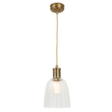 Elstead Lighting DOUILLE DOUILLE-P-AB Hanglamp 1x60W/E27