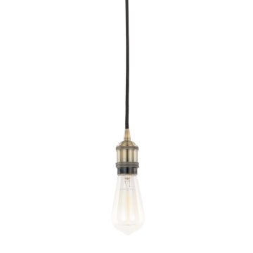 Italux CLASSO DS-M-034 ANTIQUE BRASS Hanglamp 1x60W/E27 IP20