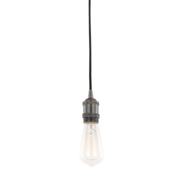 Italux CLASSO DS-M-034 MATT BLACK Hanglamp 1x60W/E27 IP20